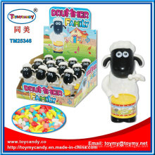 Plastic Drum Sheep Goats Kids Toy with Candy